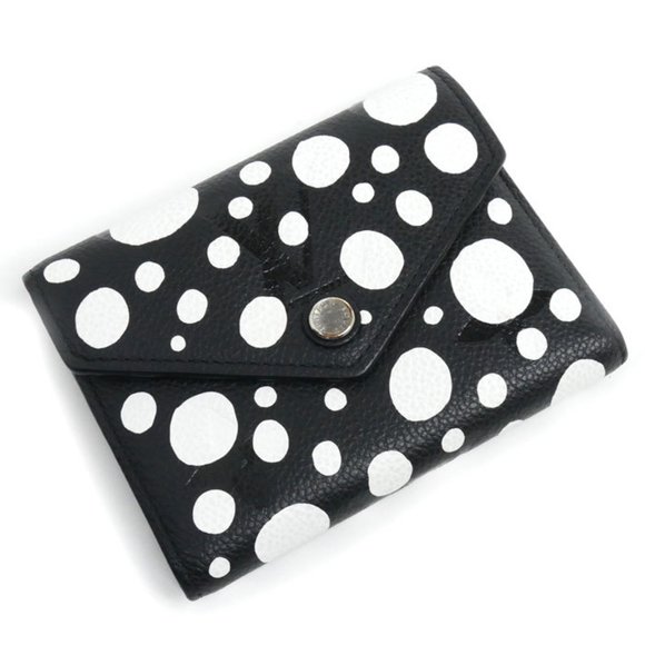 LOUIS VUITTON LV×YK Portefeuille Victorine Tri-fold Wallet Monogram Empreinte Ya - Picture 1 of 9